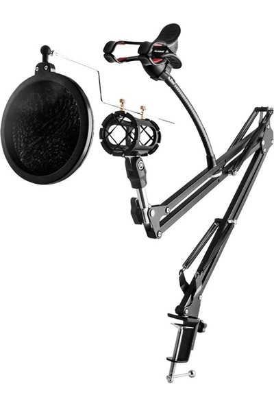 Gringo Pop Filtre Profesyonel Stüdyo Mikrofon Standı